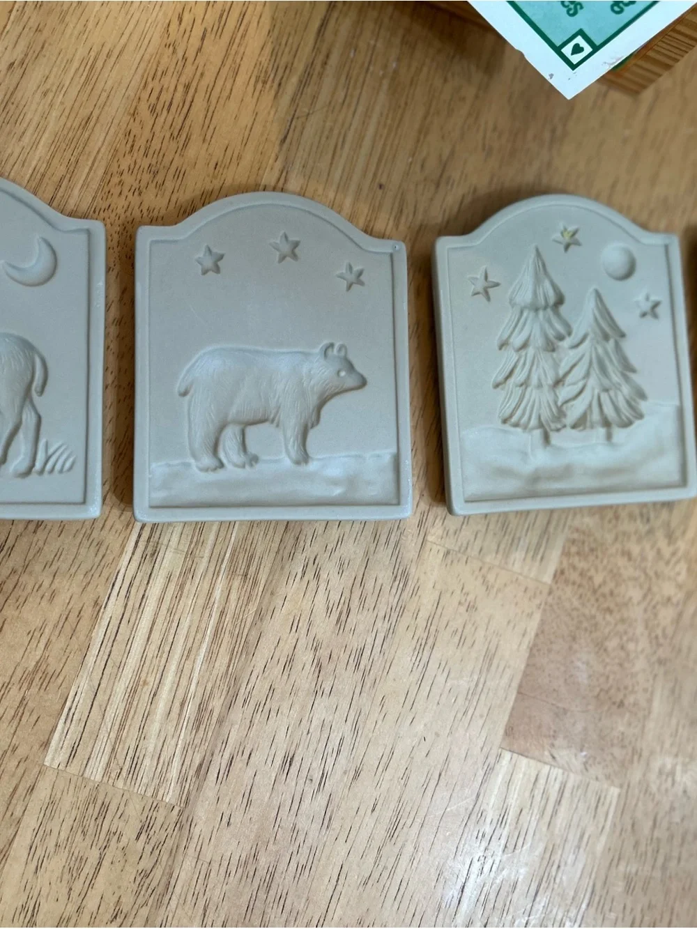 Wildwood Cookie Tiles Wooden Box Set - Beige Cookie Stamps